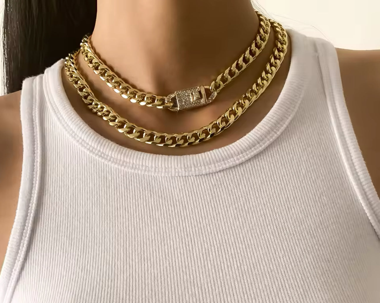 Linked Double | Necklace